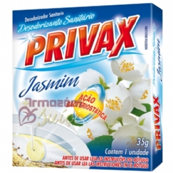 Foto Desodorizante Sanitário Privax 35 Gr Jasmim - Mili